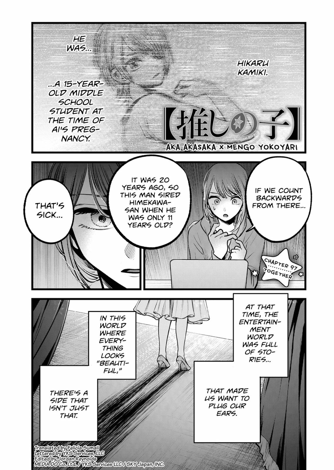 Read Oshi no Ko ENGLISH Manga Online