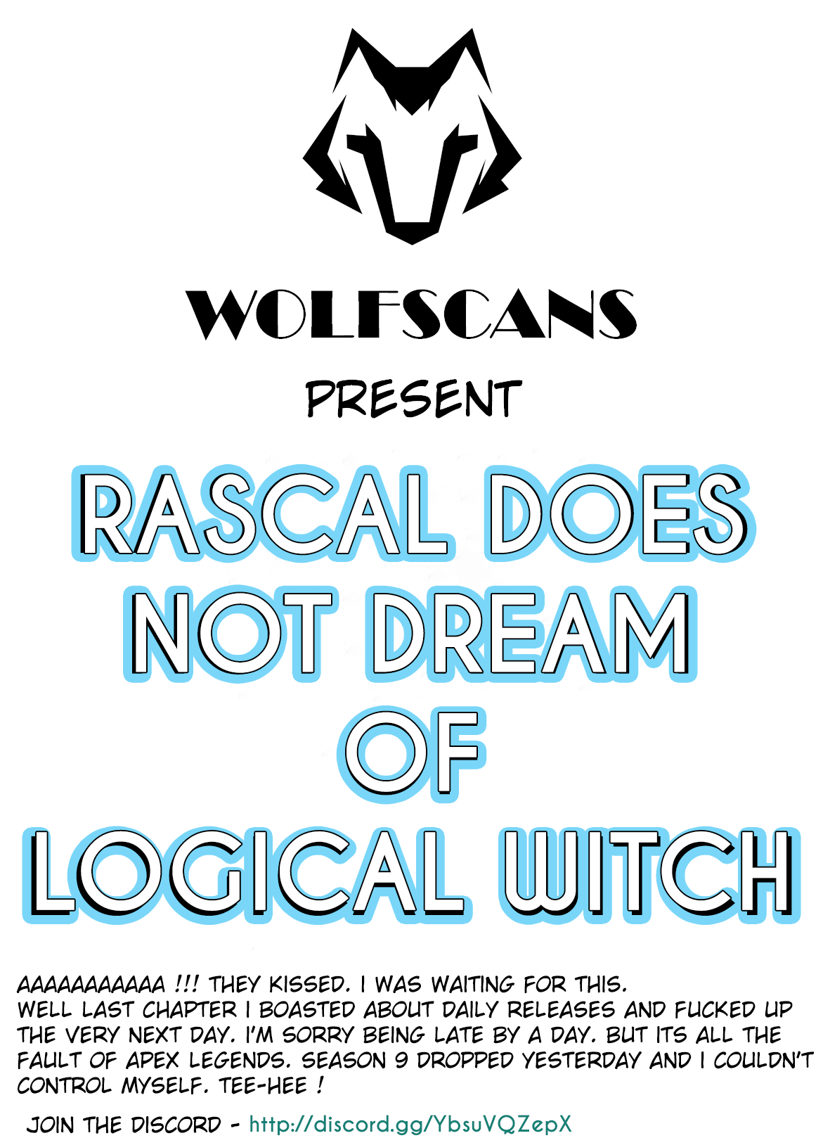 Read Rascal Does Not Dream of Logical Witch ENGLISH Manga Online
