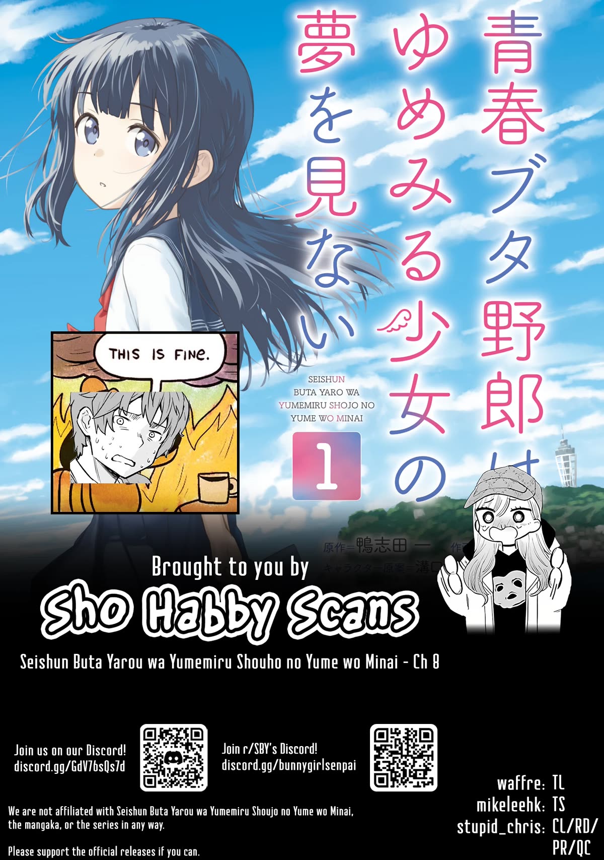 Read Rascal Does Not Dream of a Dreaming Girl ENGLISH Manga Online
