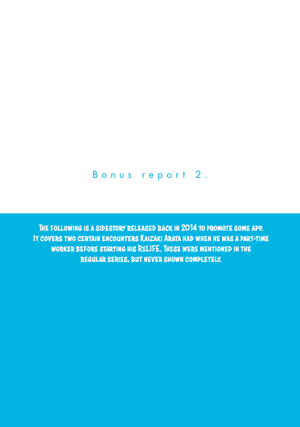 Read ReLIFE ENGLISH Manga Online