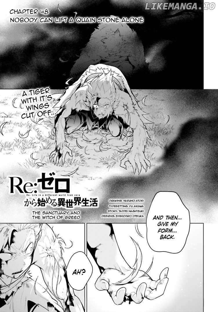 Read Re_zero Kara Hajimeru Isekai Seikatsu Dai 4-Shou - Seiiki To Gouyoku No Majo ENGLISH Manga Online