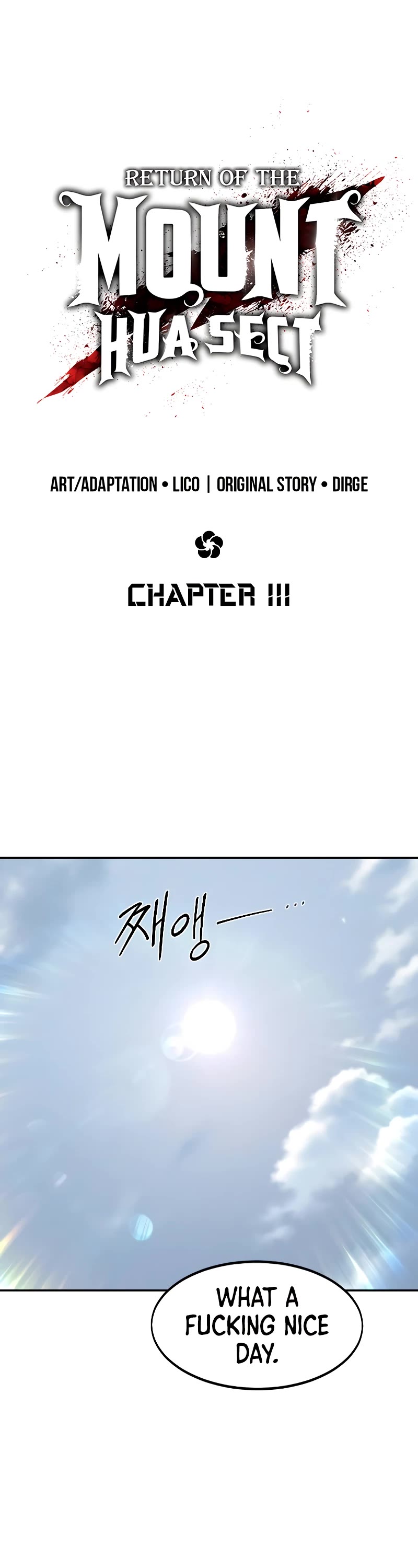 Read Return of the Mount Hua Sect ENGLISH Manga Online