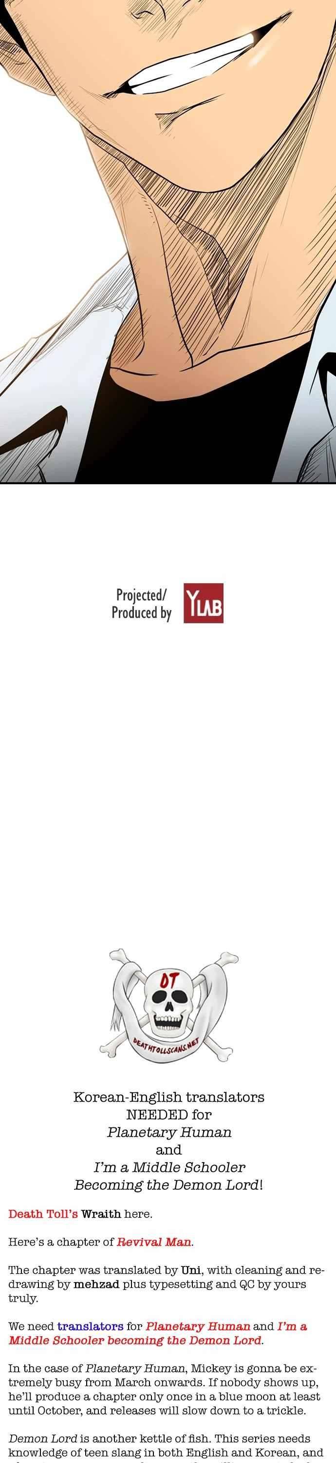 Read Revival Man ENGLISH Manga Online