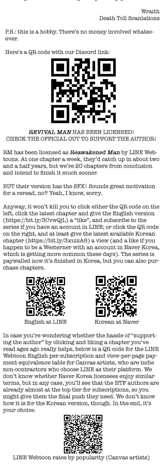 Read Revival Man ENGLISH Manga Online