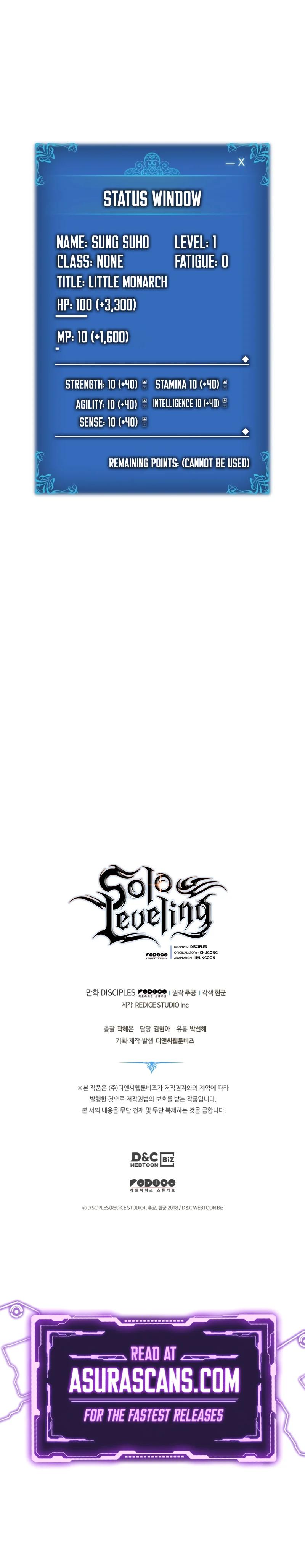 Read Solo Leveling ENGLISH Manga Online
