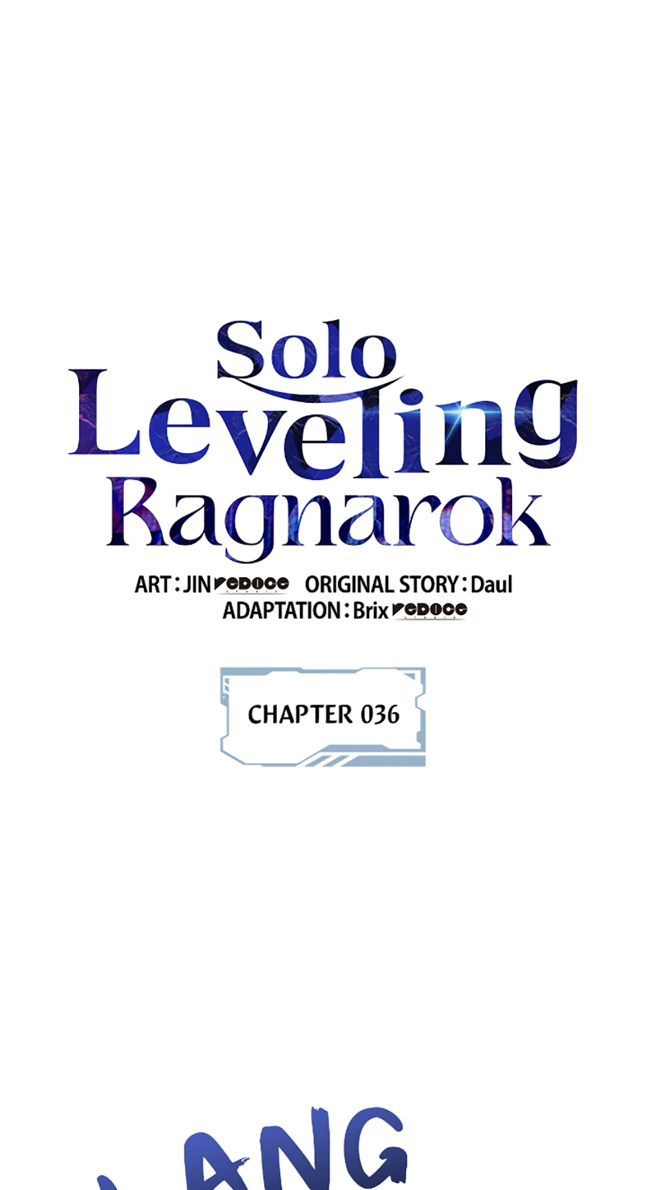 Read Solo Leveling Ragnarok ENGLISH Manga Online