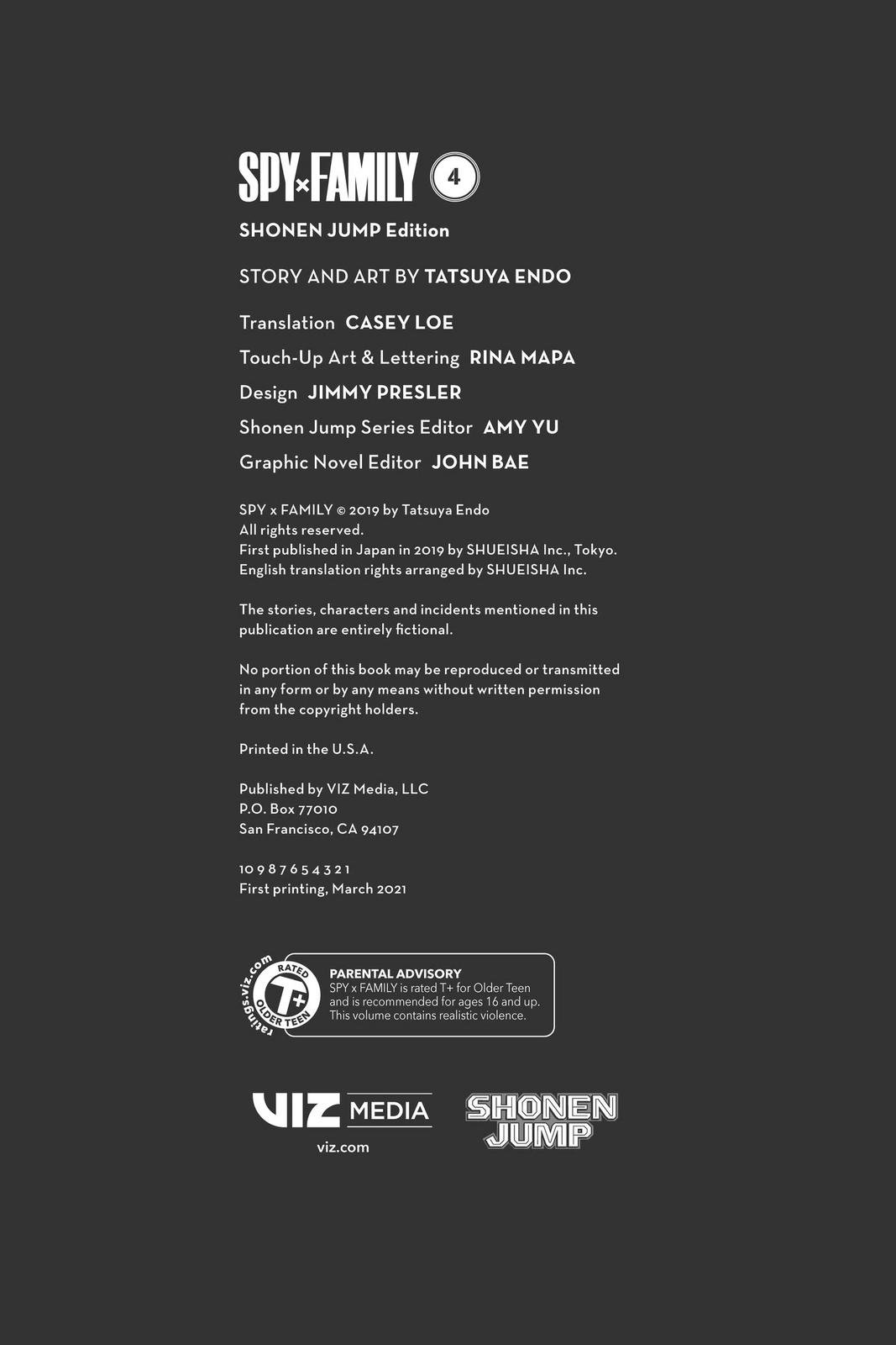 Read Spy x Family ENGLISH Manga Online