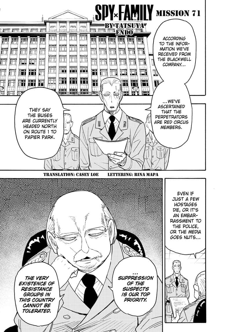 Read Spy x Family ENGLISH Manga Online