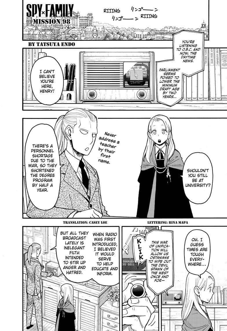 Read Spy x Family ENGLISH Manga Online