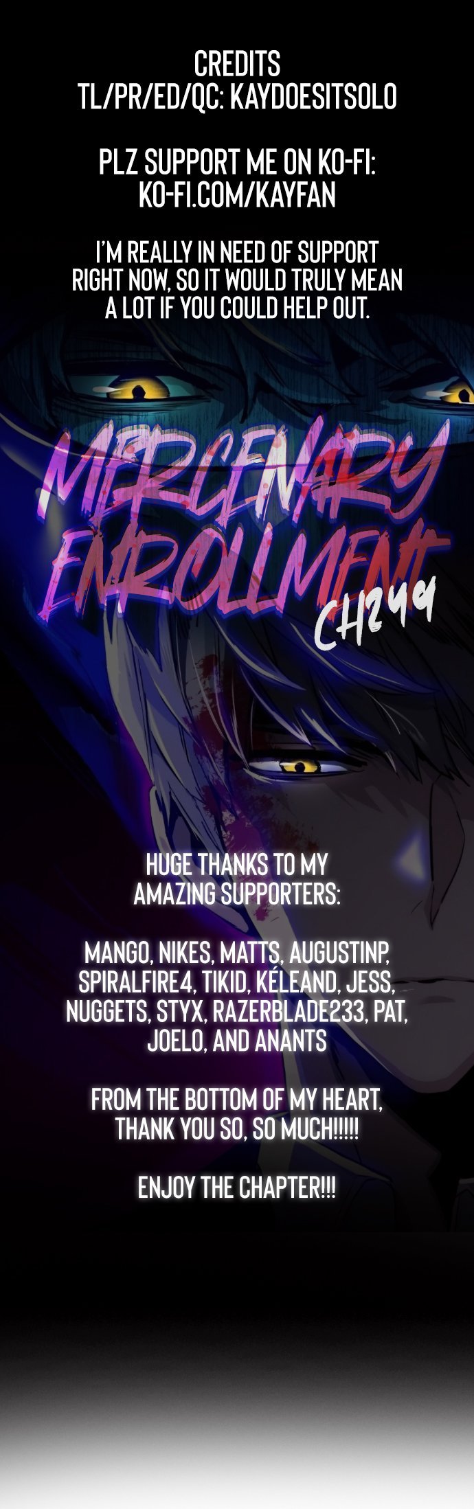 Read Teenage Mercenary ENGLISH Manga Online