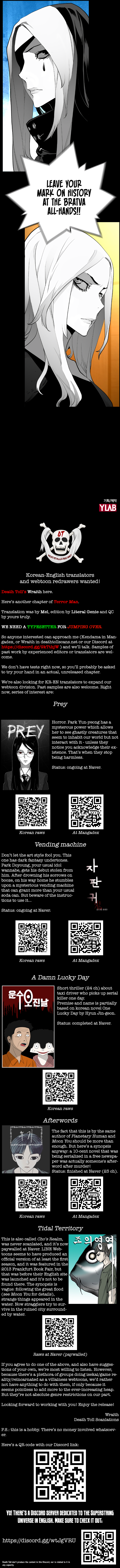 Read Terror Man ENGLISH Manga Online