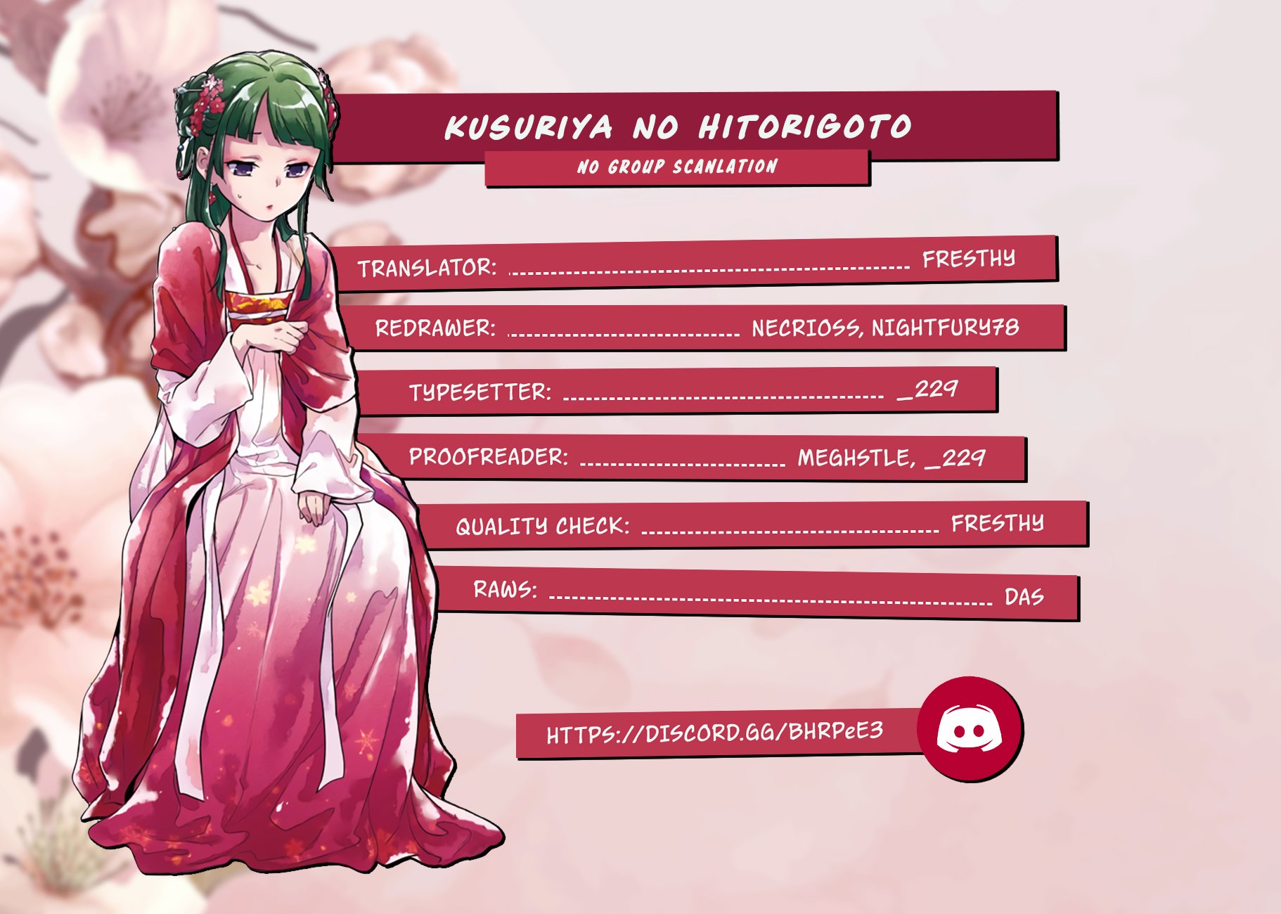 Read The Apothecary Diaries ENGLISH Manga Online