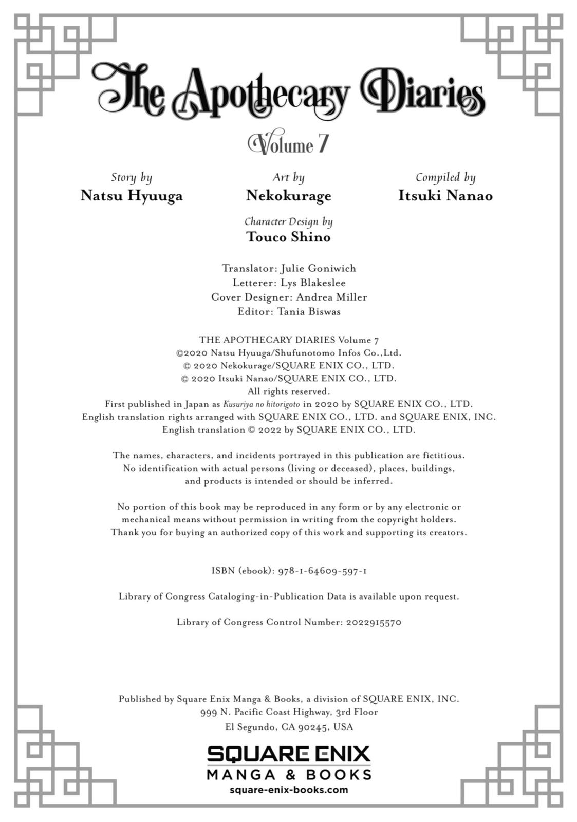 Read The Apothecary Diaries ENGLISH Manga Online