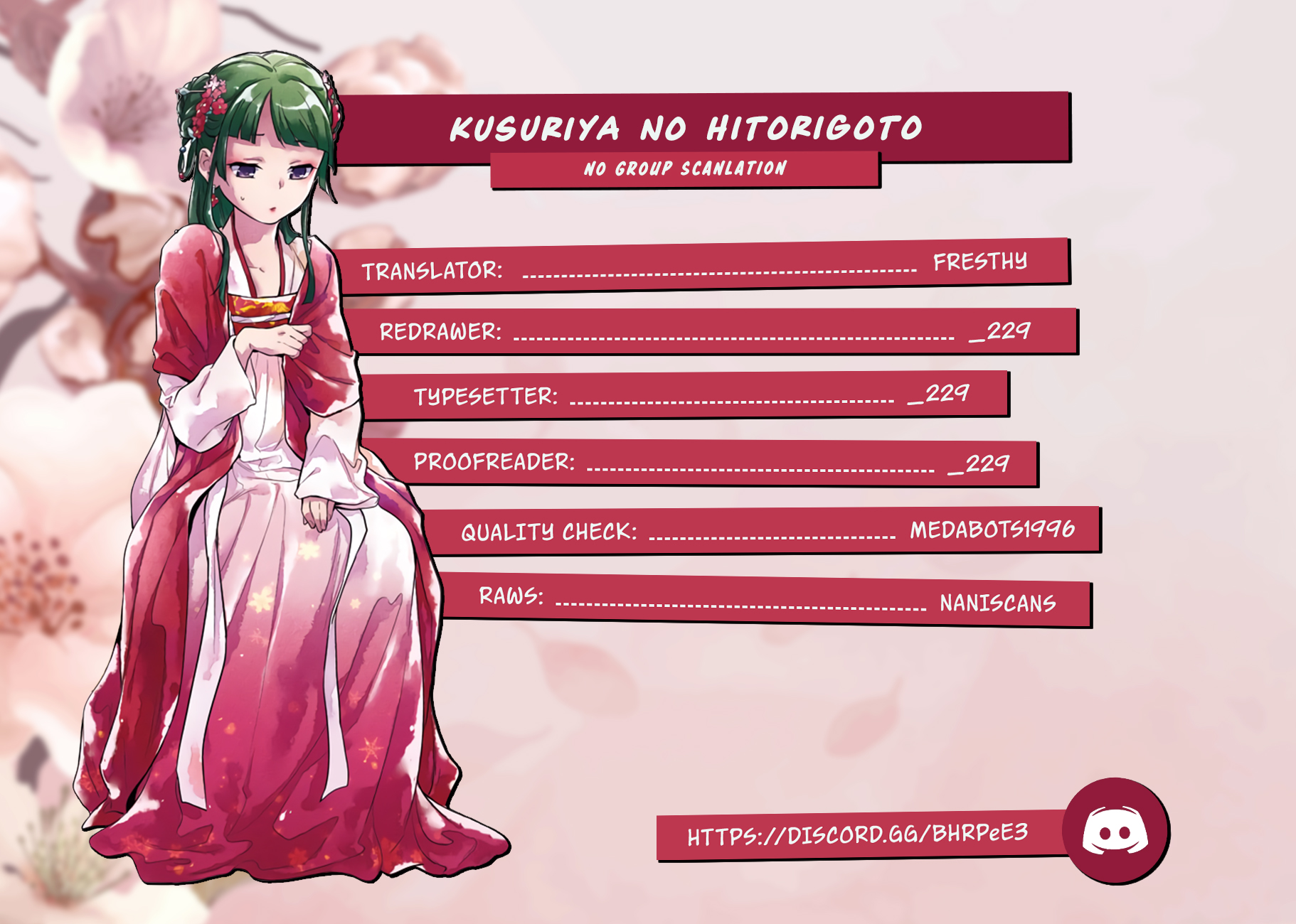 Read The Apothecary Diaries ENGLISH Manga Online