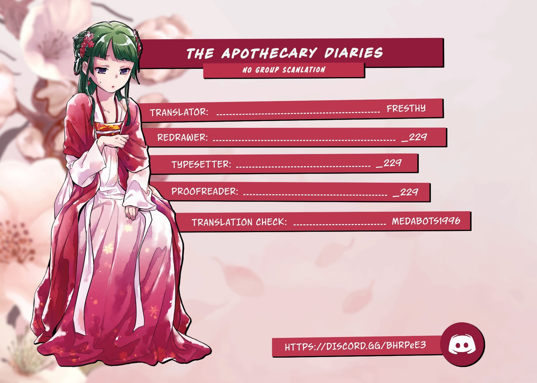 Read The Apothecary Diaries ENGLISH Manga Online