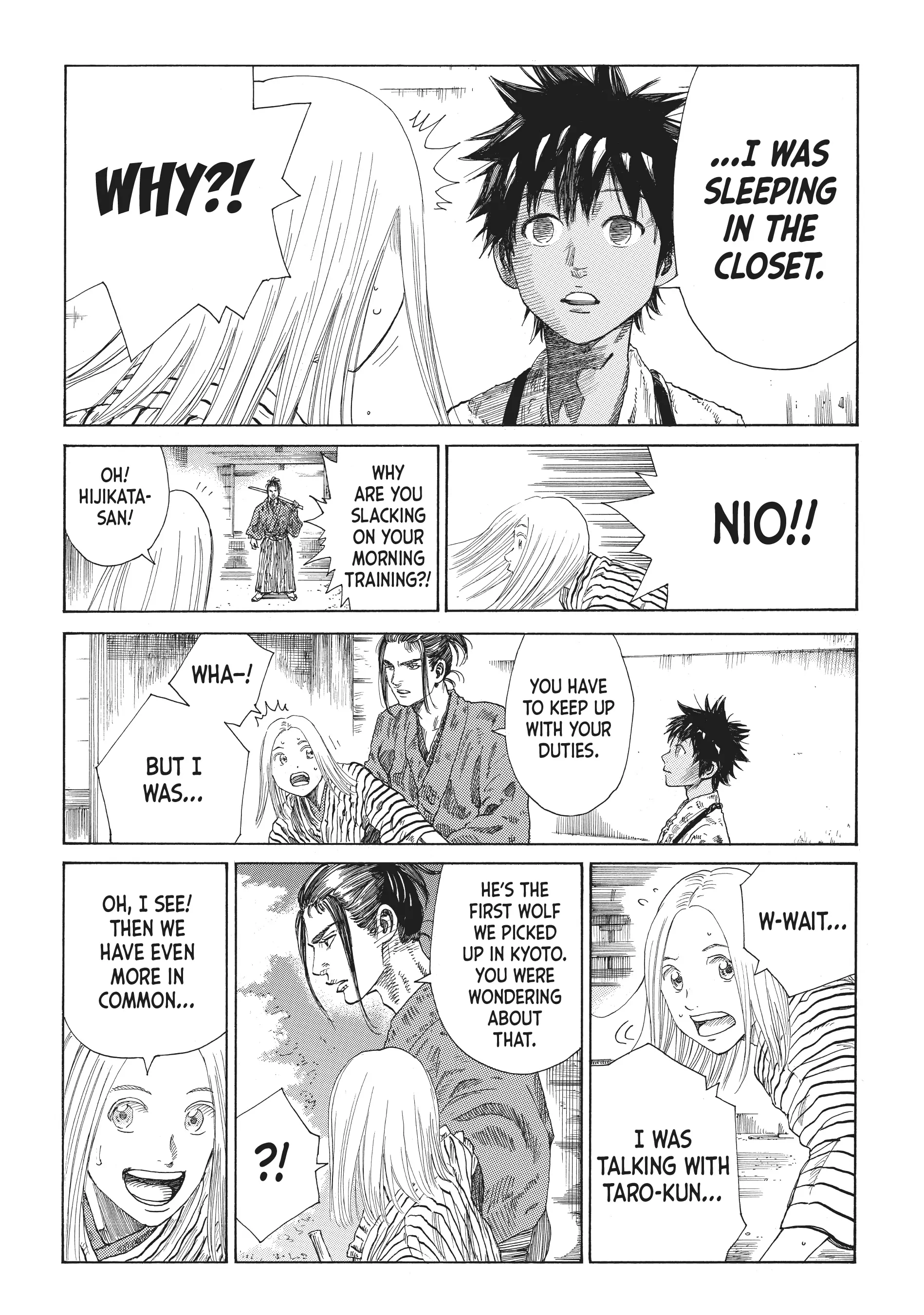 Read The Blue Wolves of Mibu ENGLISH Manga Online