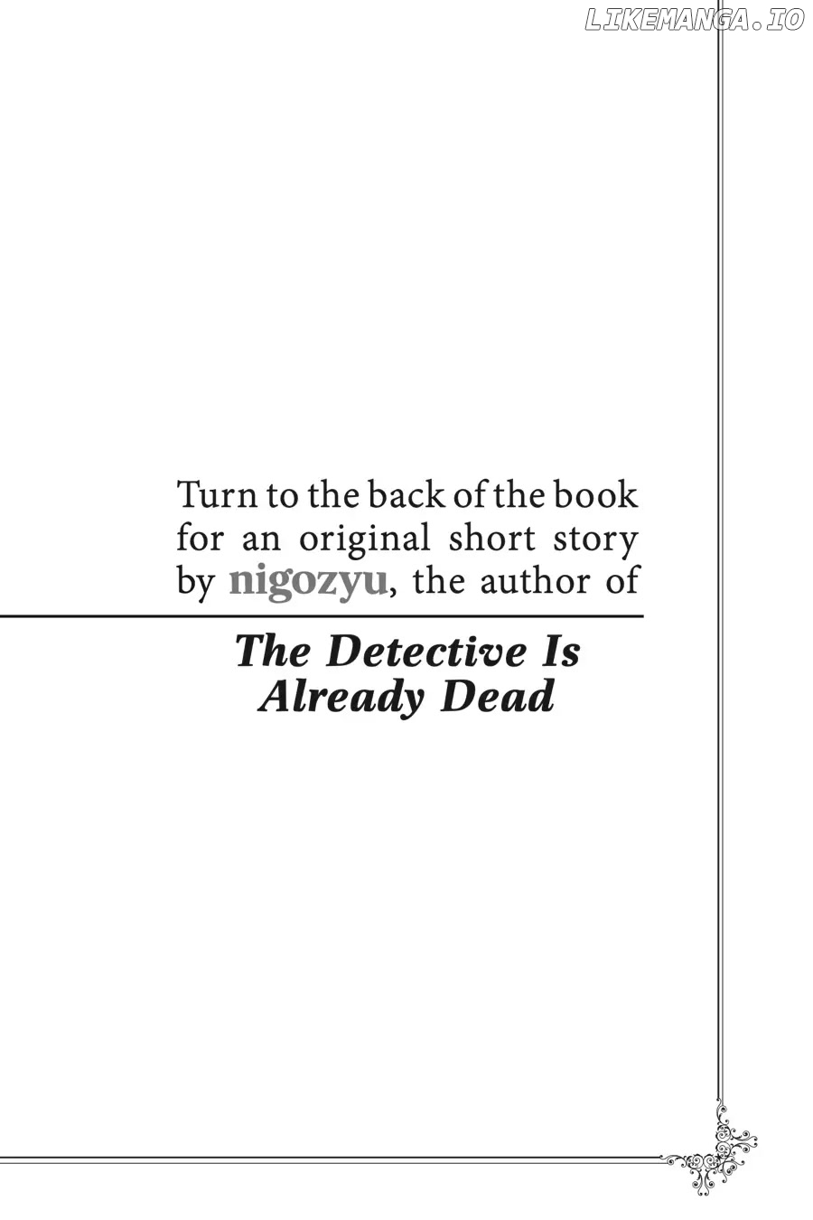 Read The Detective Is Already Dead ENGLISH Manga Online