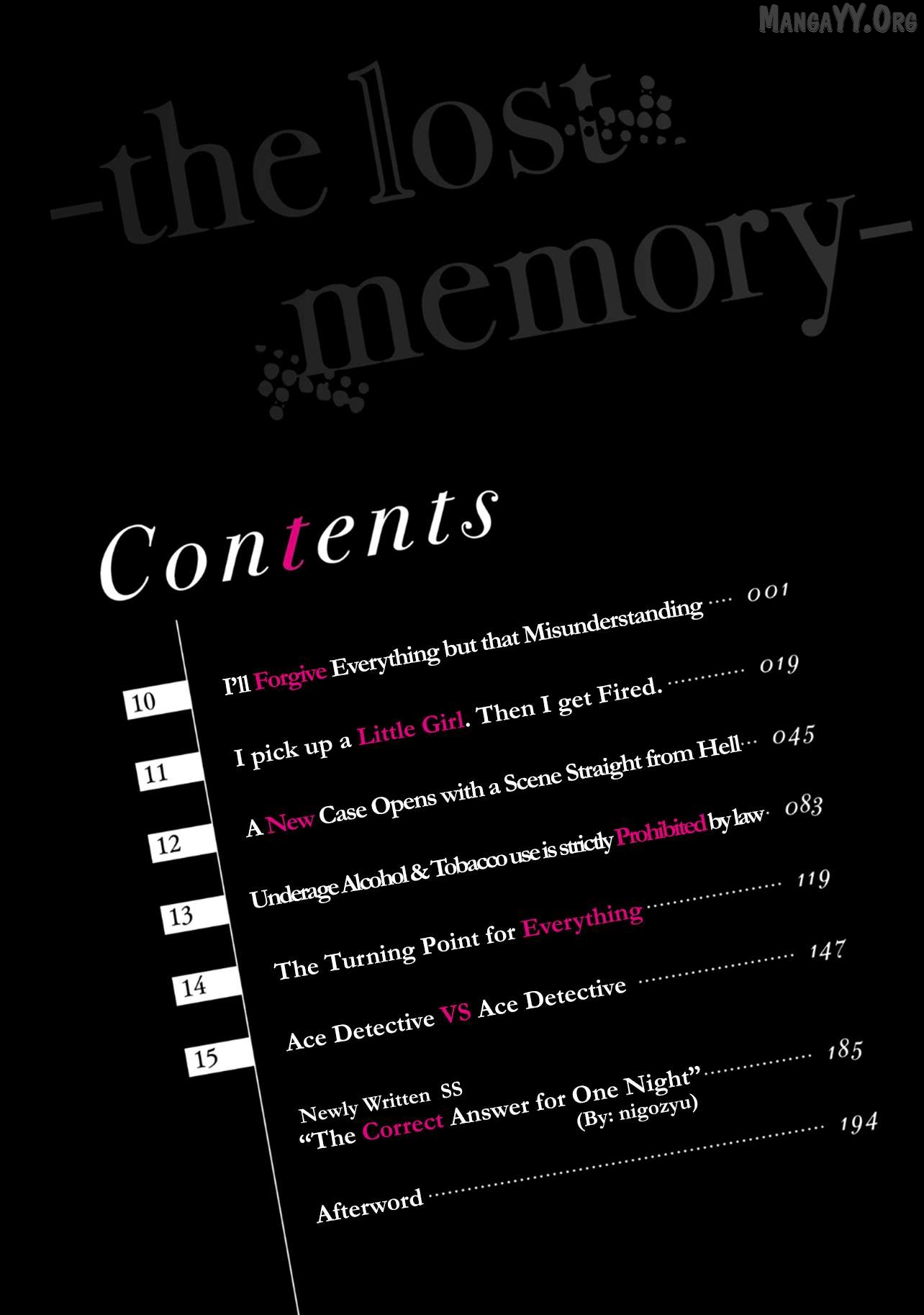 Read The Detective Is Already Dead_ The Lost Memory ENGLISH Manga Online