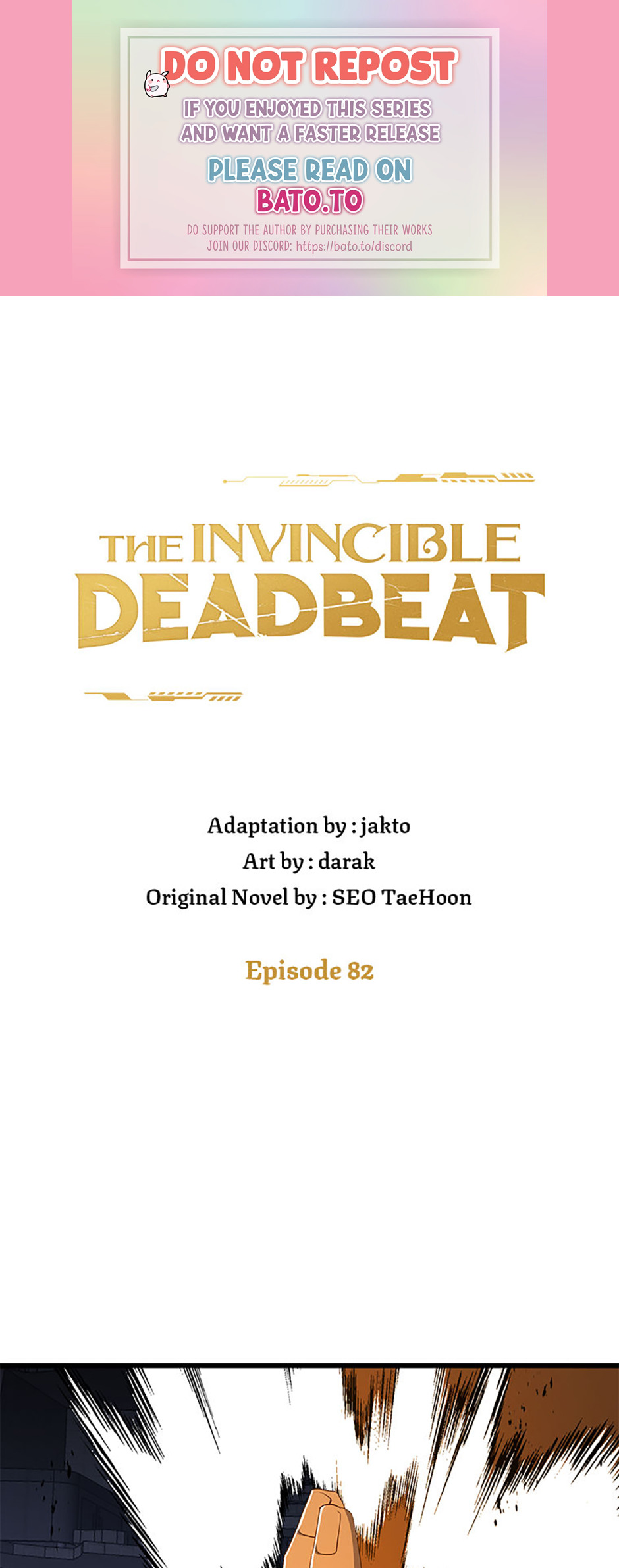 Read The Invincible Deadbeat ENGLISH Manga Online