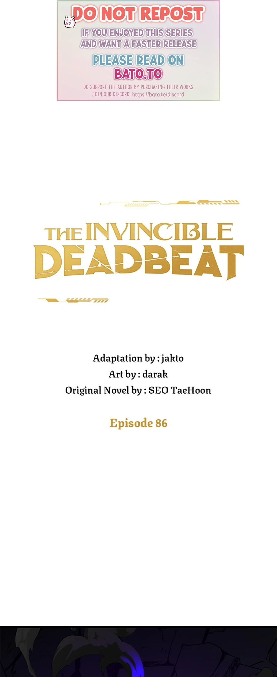 Read The Invincible Deadbeat ENGLISH Manga Online