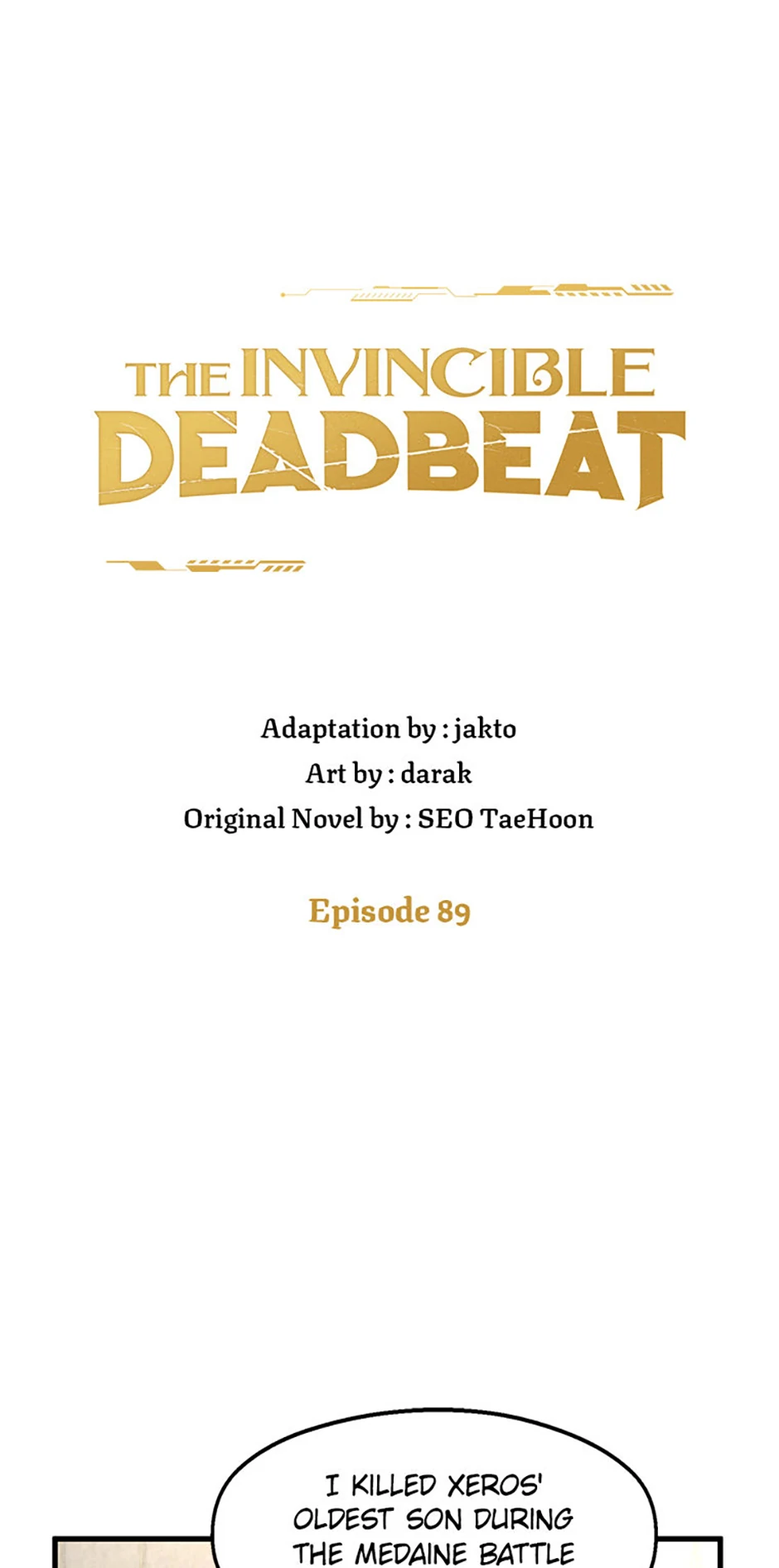 Read The Invincible Deadbeat ENGLISH Manga Online