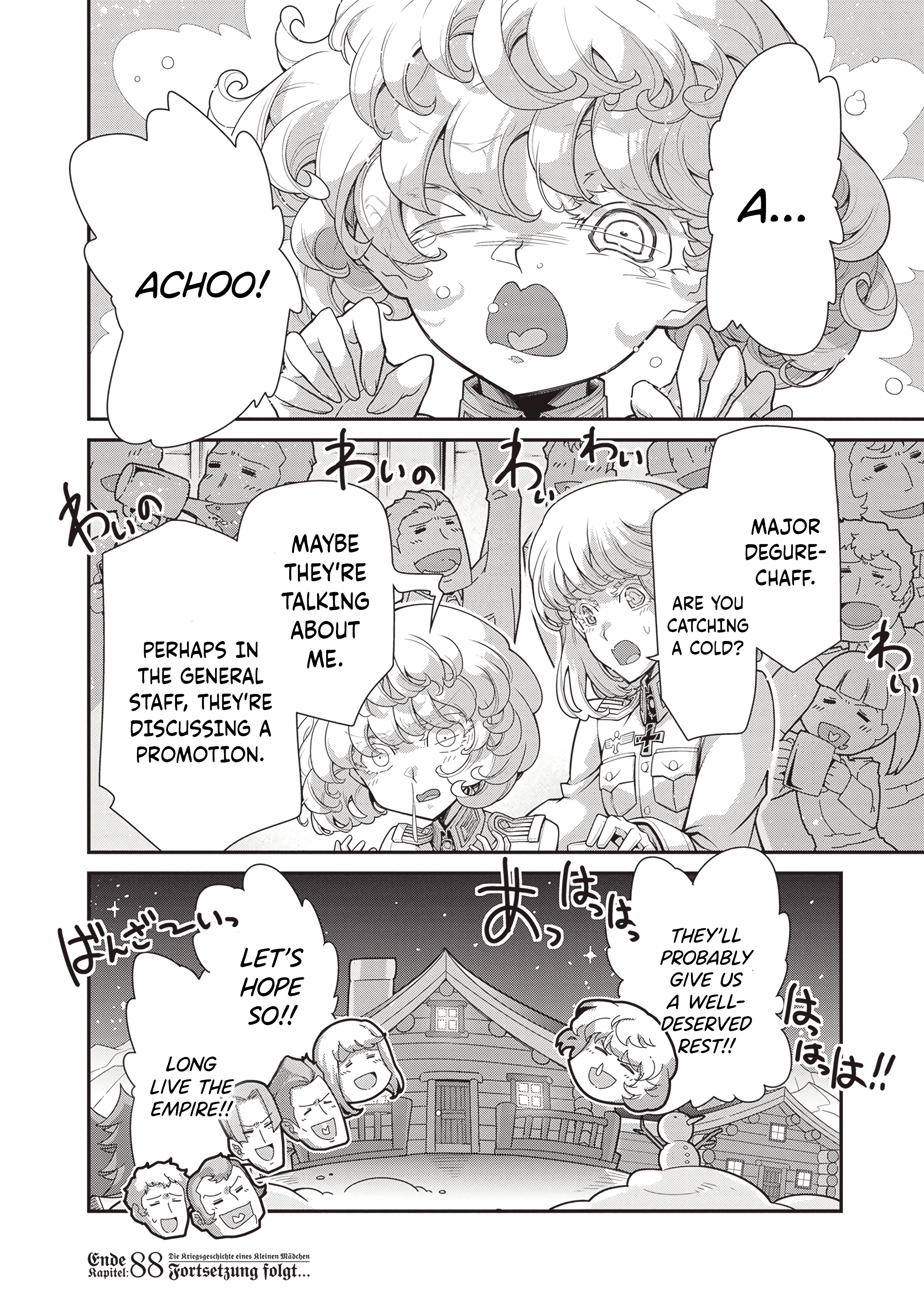 Read The Saga of Tanya the Evil ENGLISH Manga Online