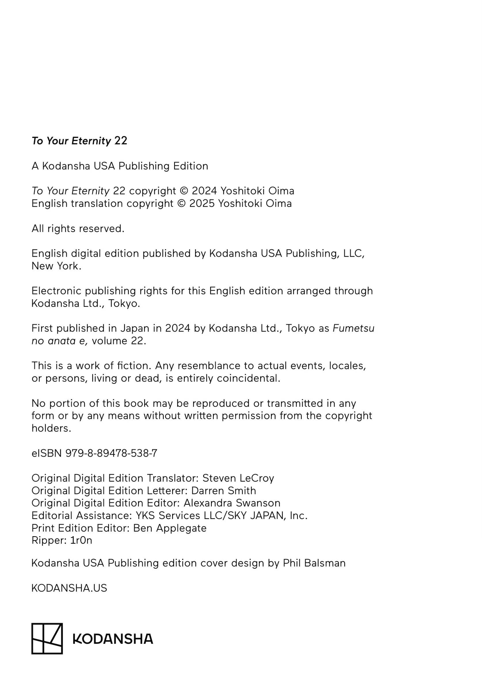 Read To Your Eternity ENGLISH Manga Online