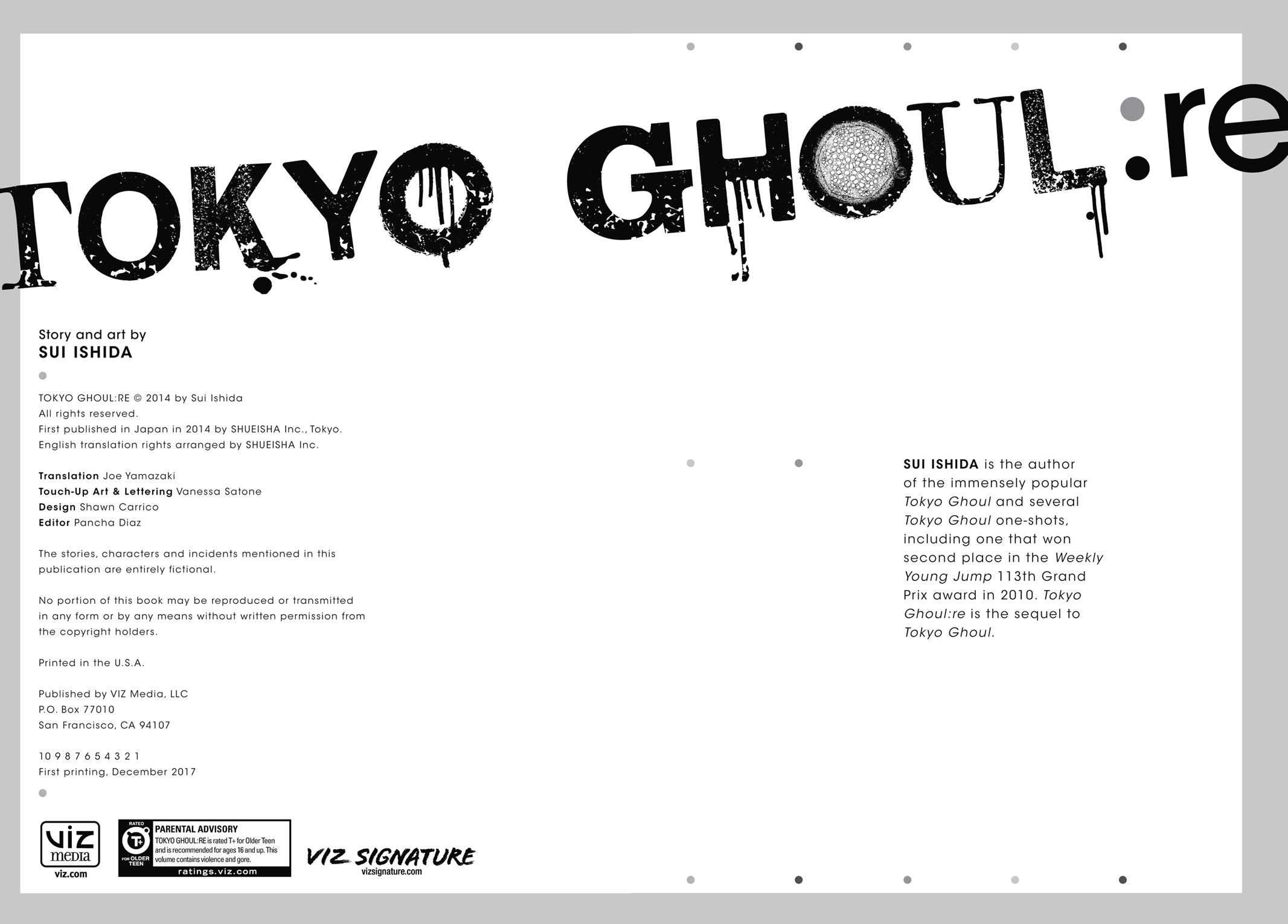 Read Tokyo Ghoul_re ENGLISH Manga Online