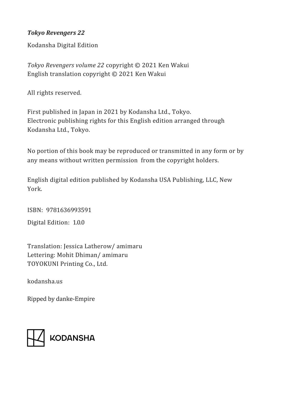 Read Tokyo Revengers ENGLISH Manga Online