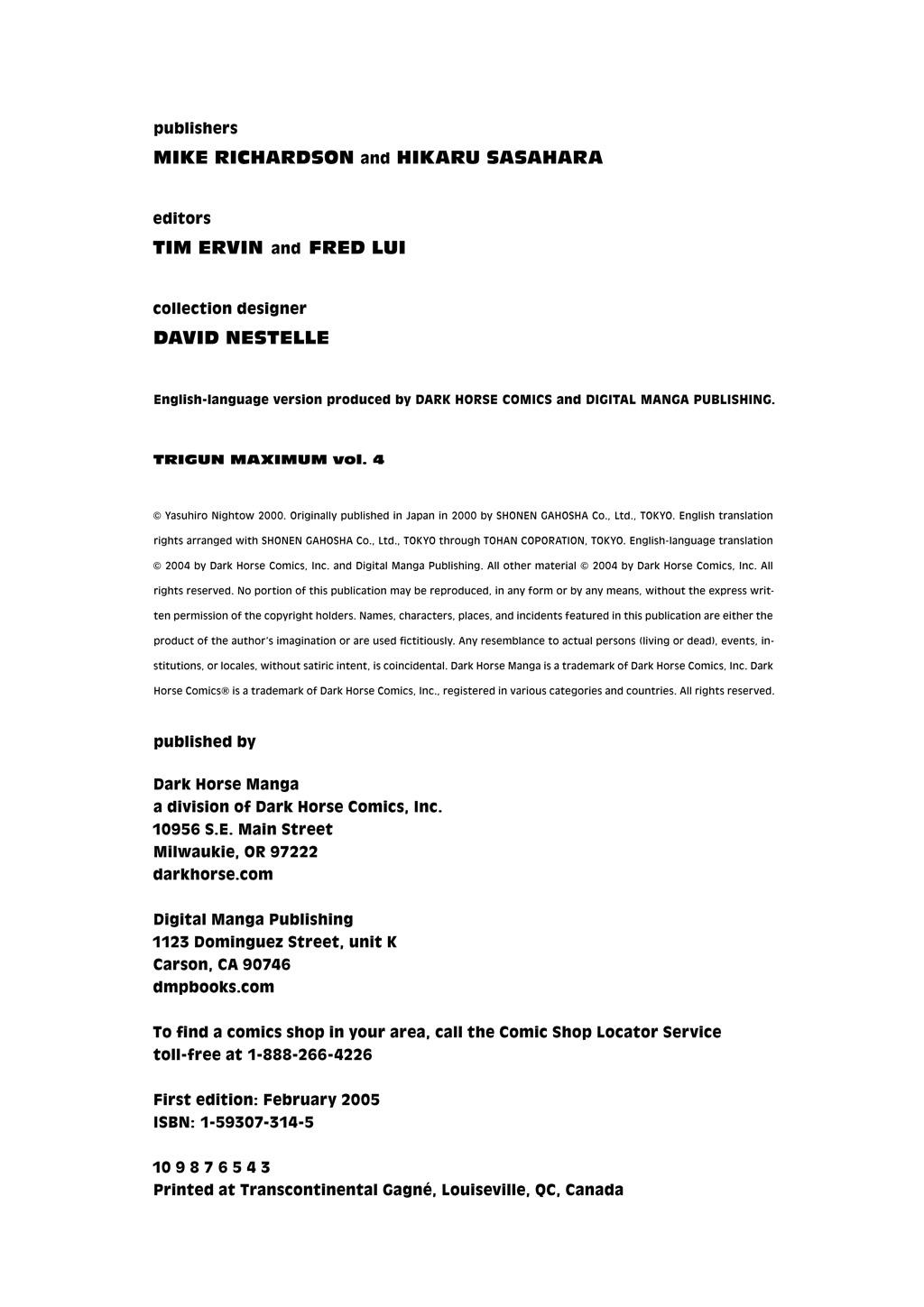 Read Trigun Maximum ENGLISH Manga Online