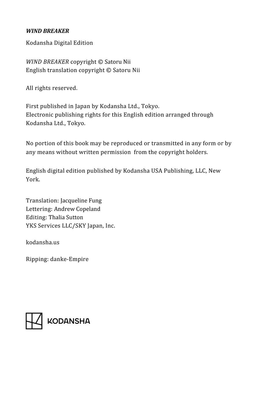 Read Wind Breaker Manga ENGLISH Manga Online