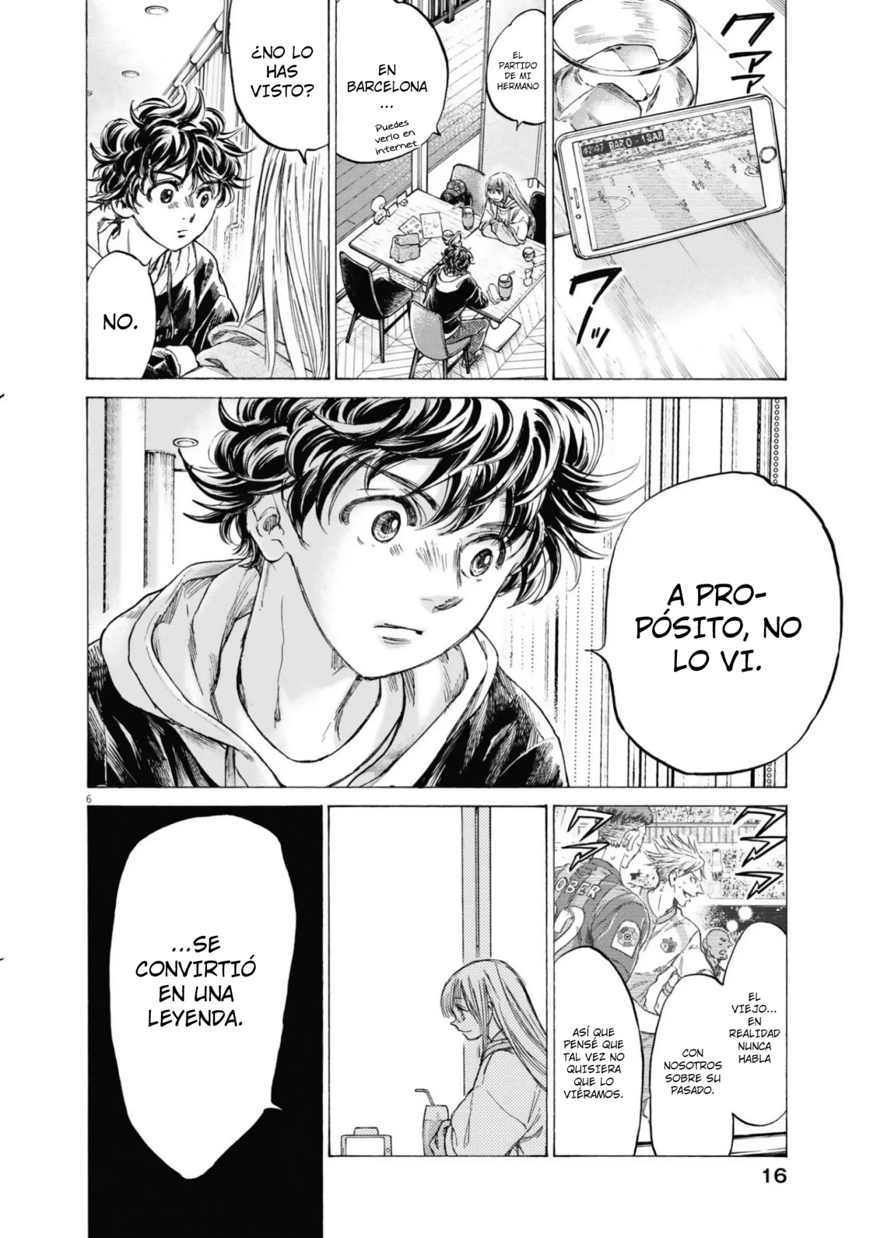 Read Ao ashi Español Manga Online
