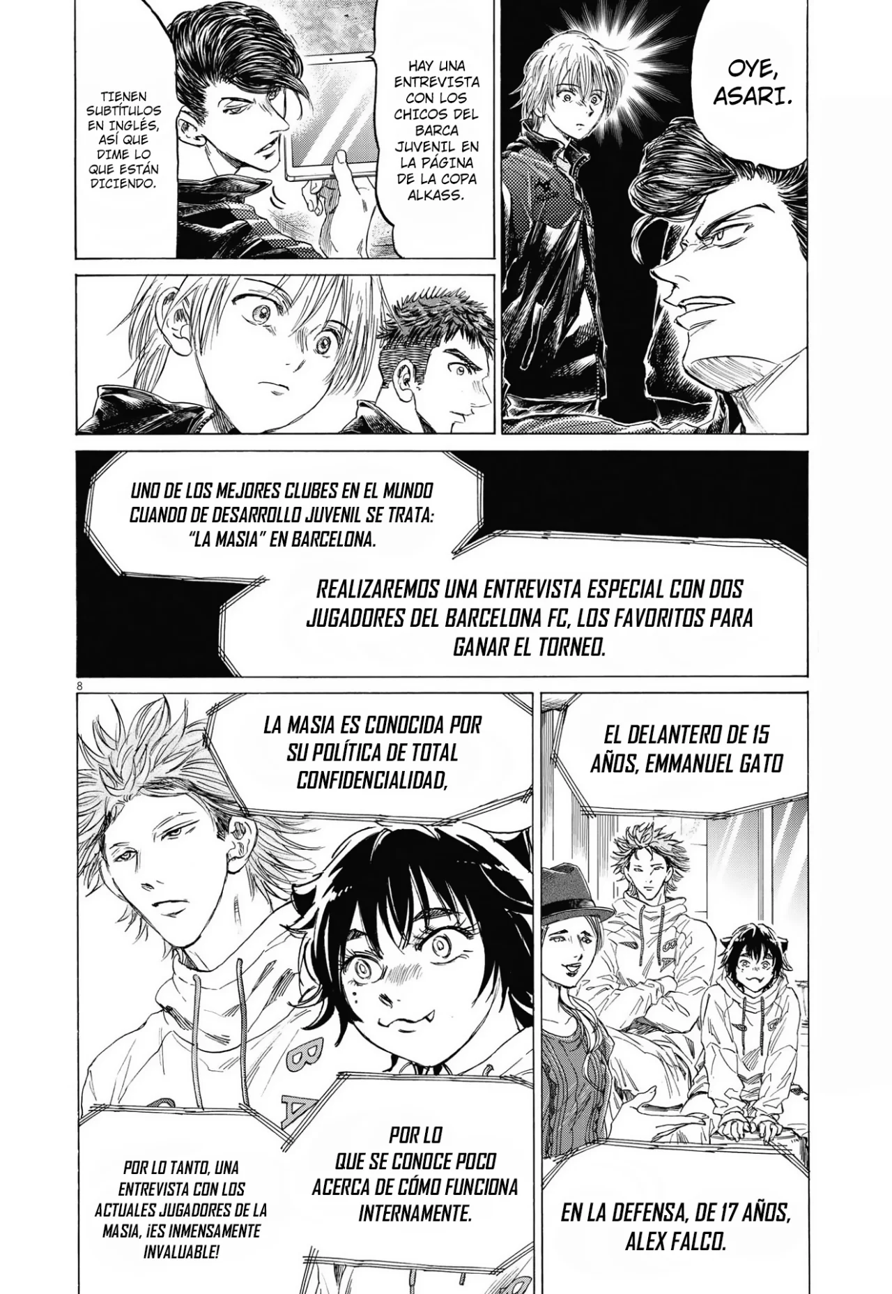 Read Ao ashi Español Manga Online