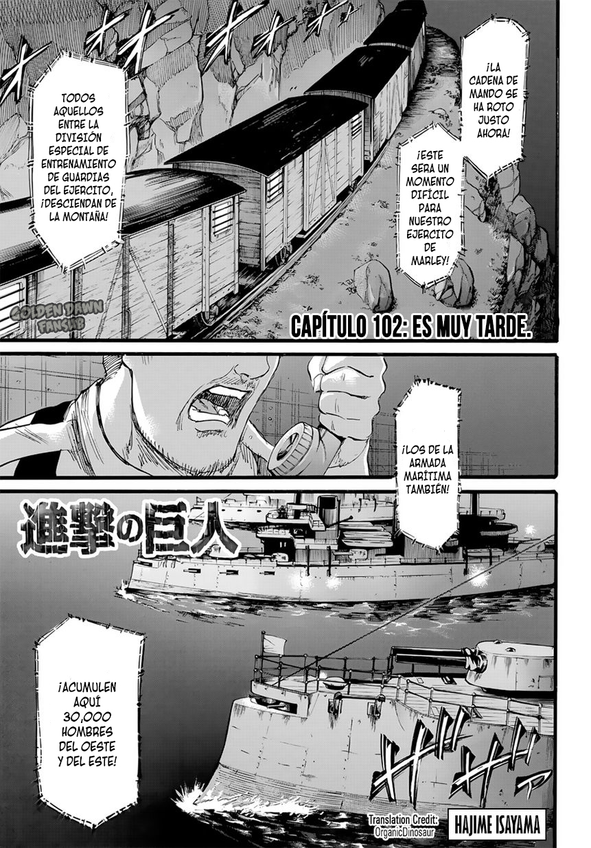 Read Attack on Titan Español Manga Online