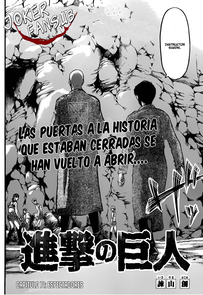 Read Attack on Titan Español Manga Online
