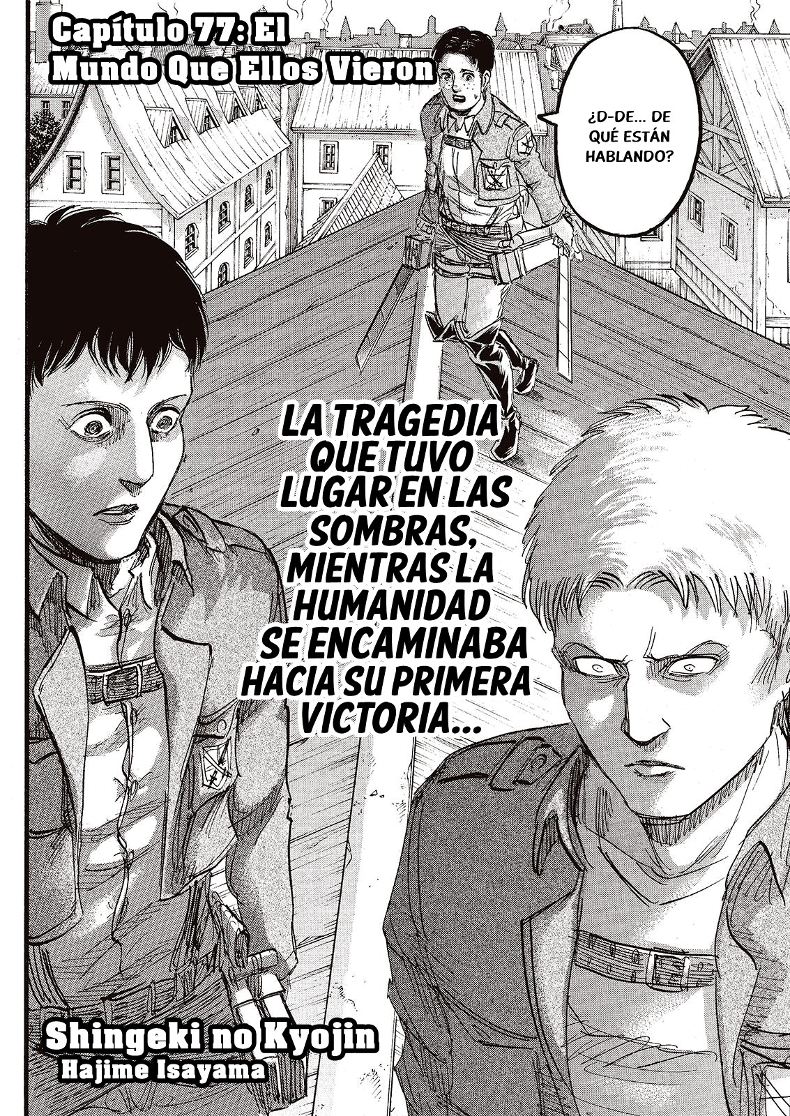 Read Attack on Titan Español Manga Online
