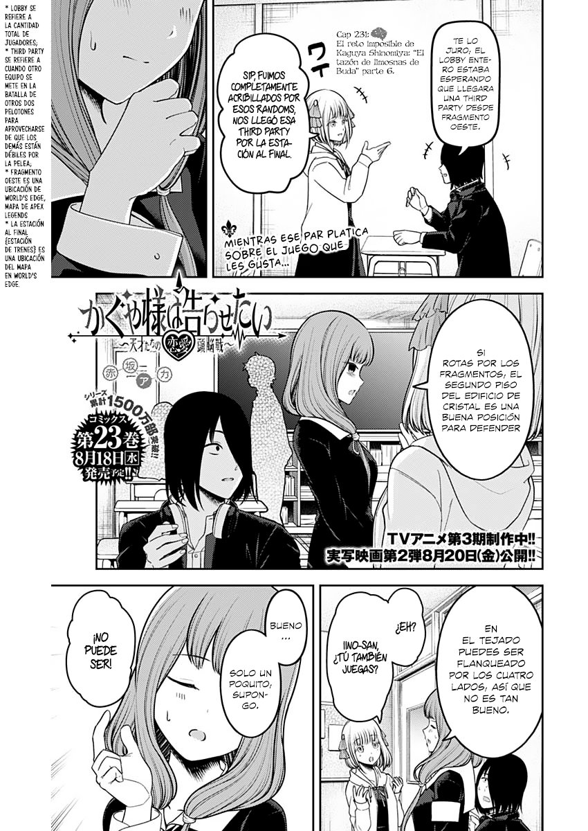 Read Kaguya-Sama Love is War Español Manga Online