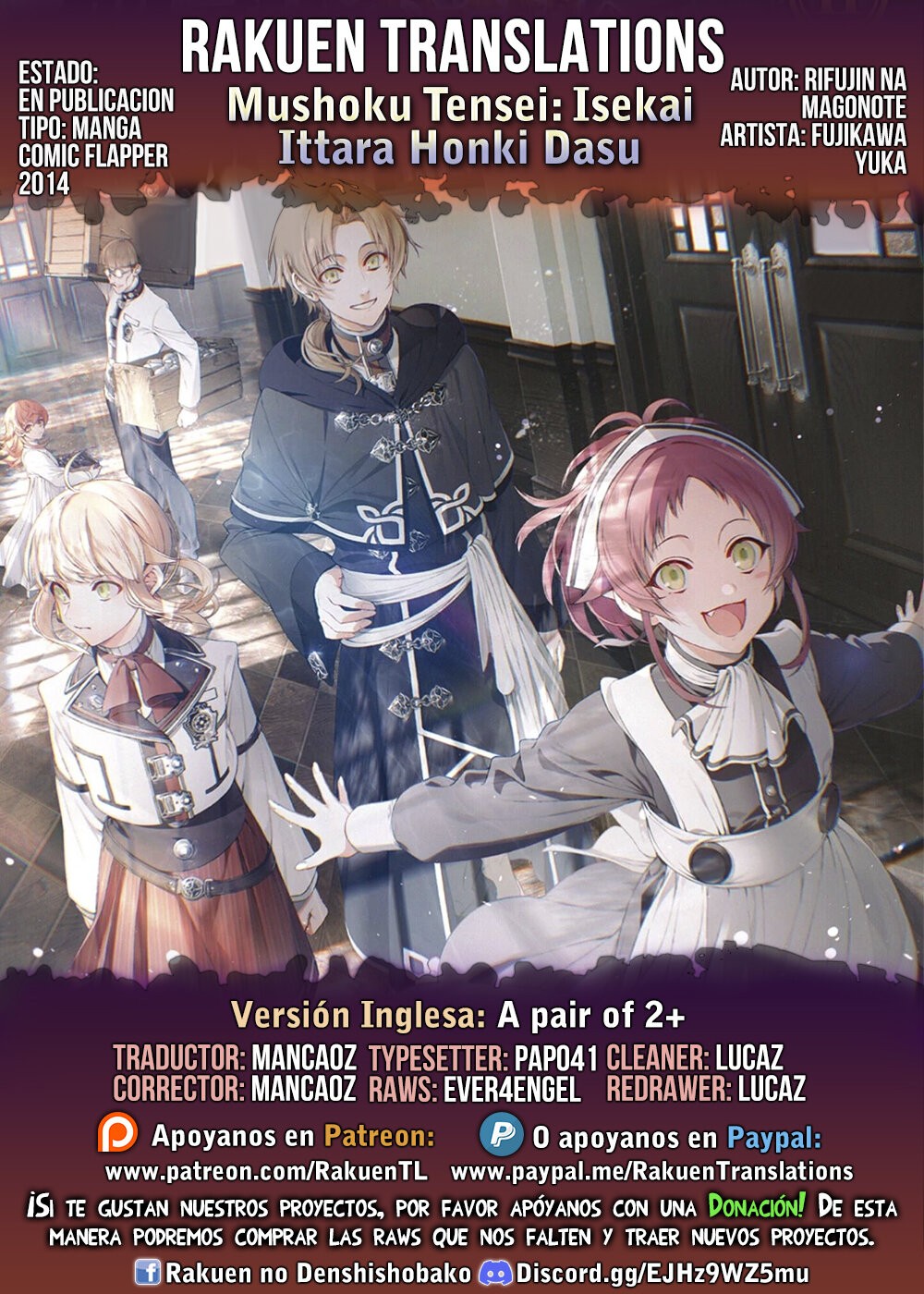 Read Mushoku Tensei_ Jobless Reincarnation Español Manga Online