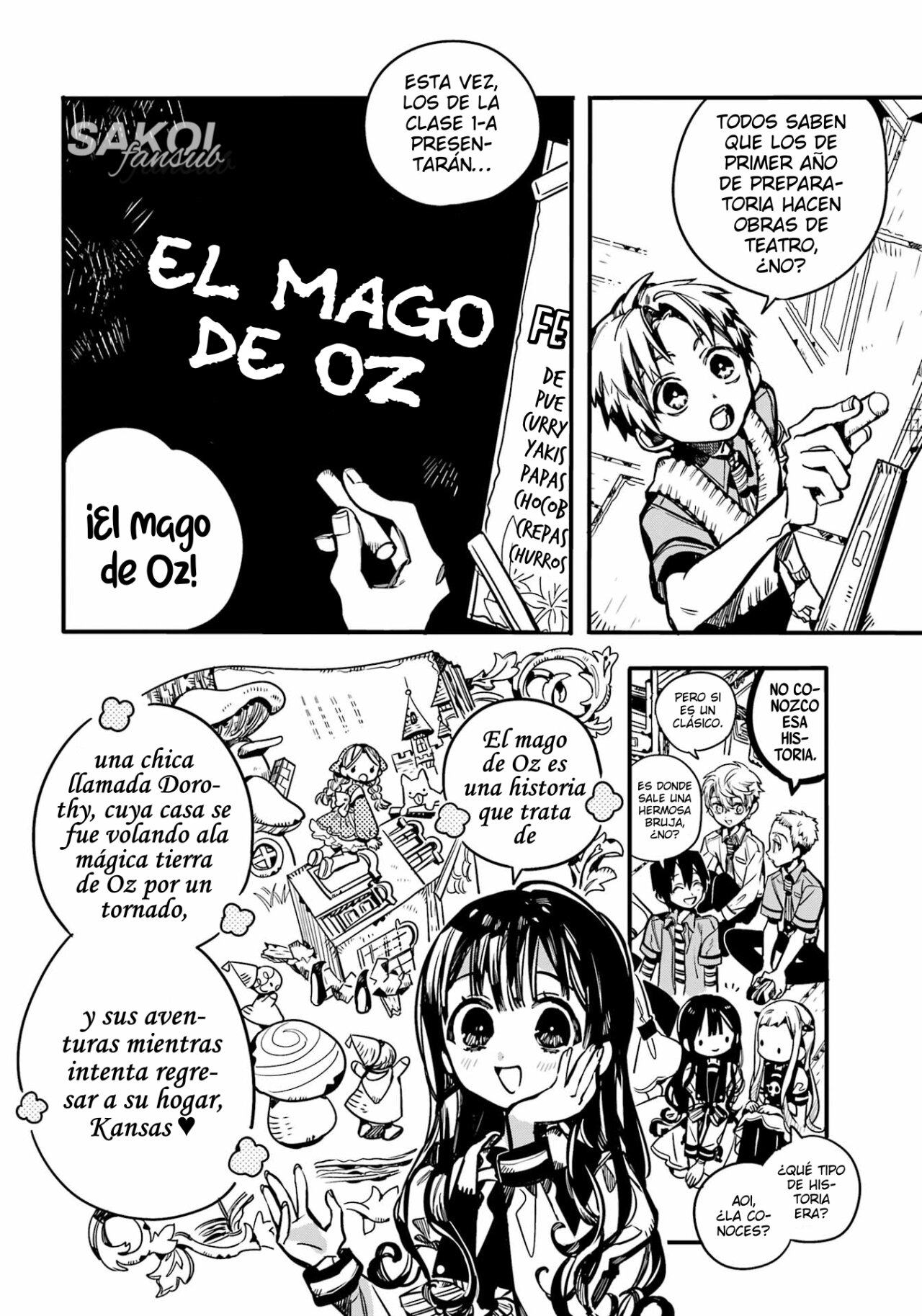 Read Toilet-bound Hanako-kun Español Manga Online