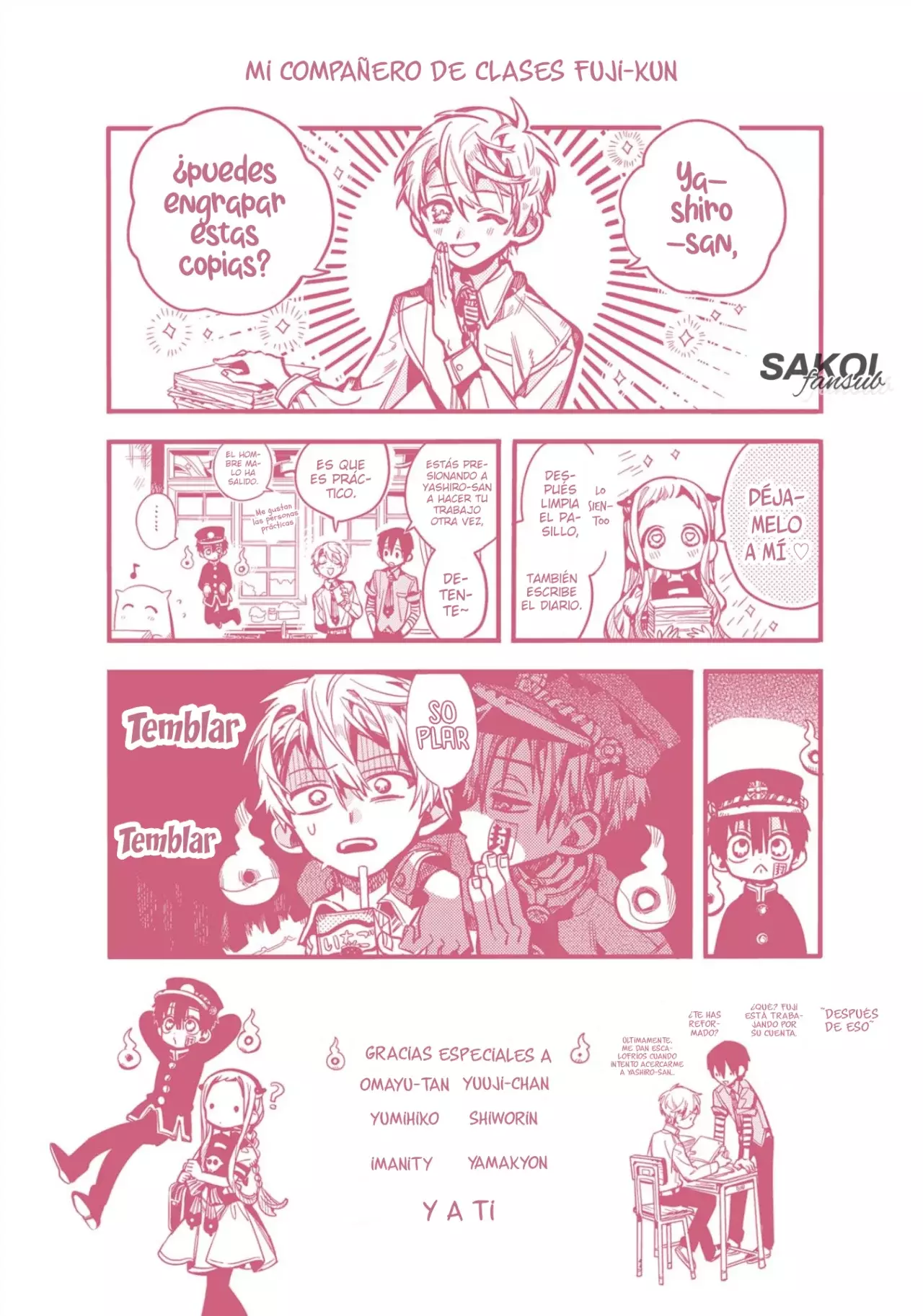 Read Toilet-bound Hanako-kun Español Manga Online