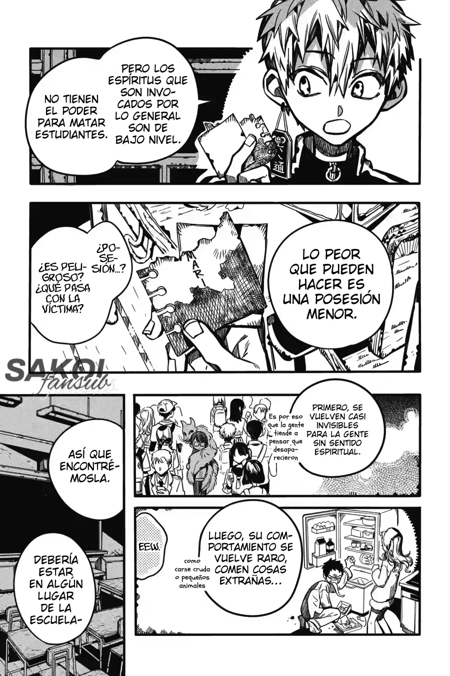 Read Toilet-bound Hanako-kun Español Manga Online