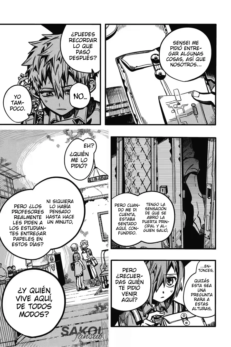 Read Toilet-bound Hanako-kun Español Manga Online