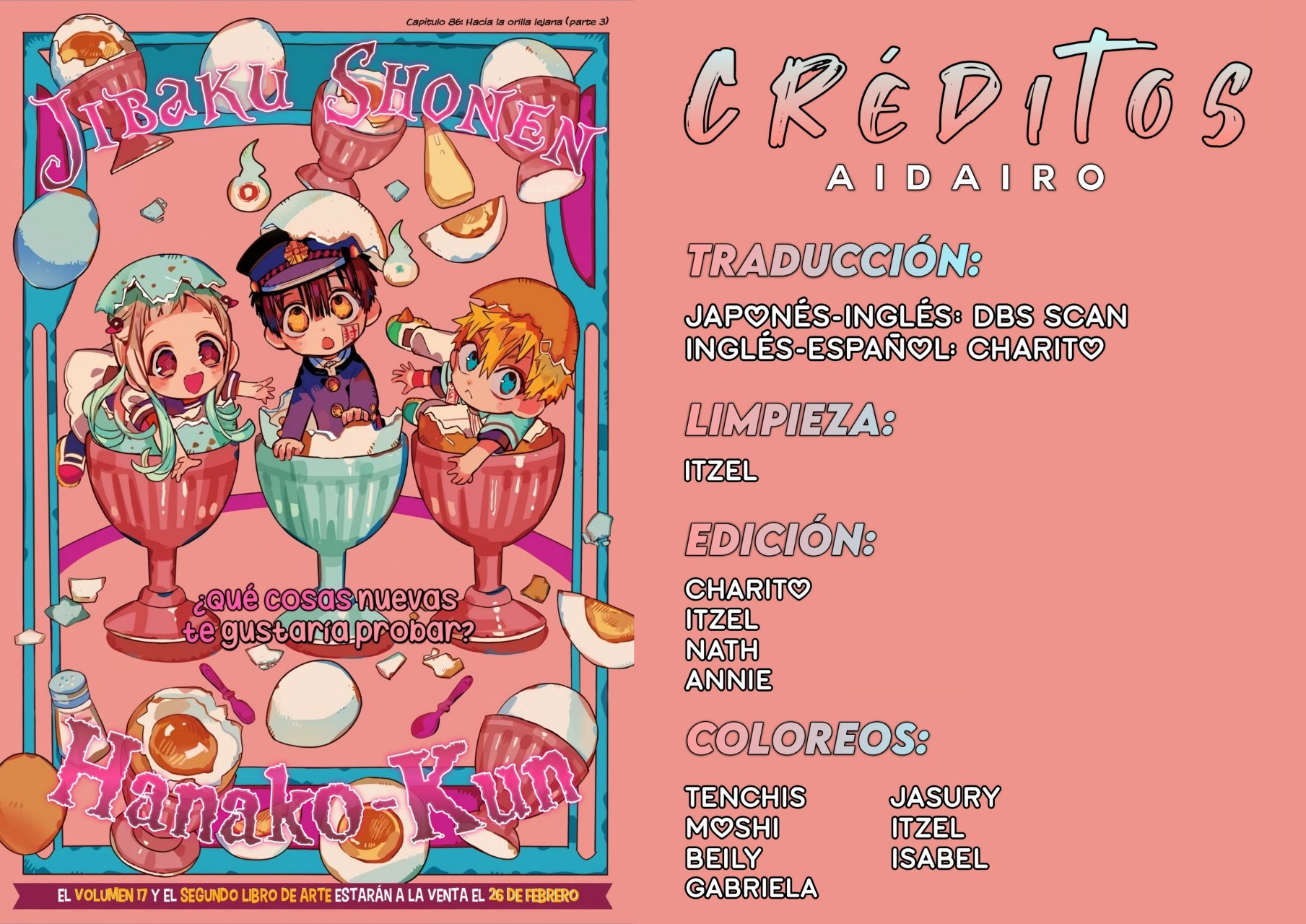 Read Toilet-bound Hanako-kun Español Manga Online