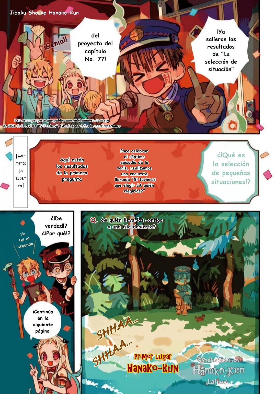 Read Toilet-bound Hanako-kun Español Manga Online
