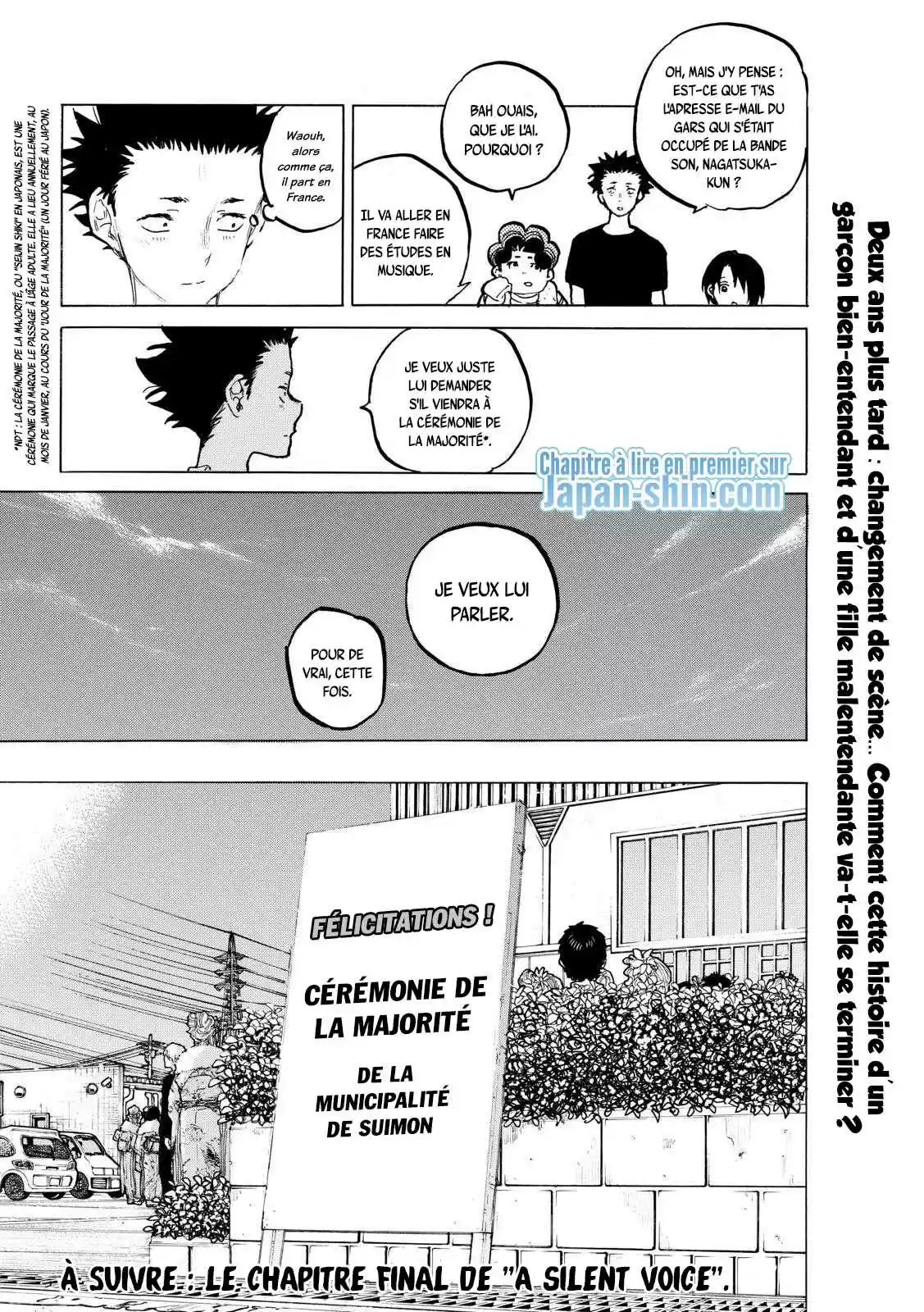 Read A Silent Voice FRANCAIS Manga Online