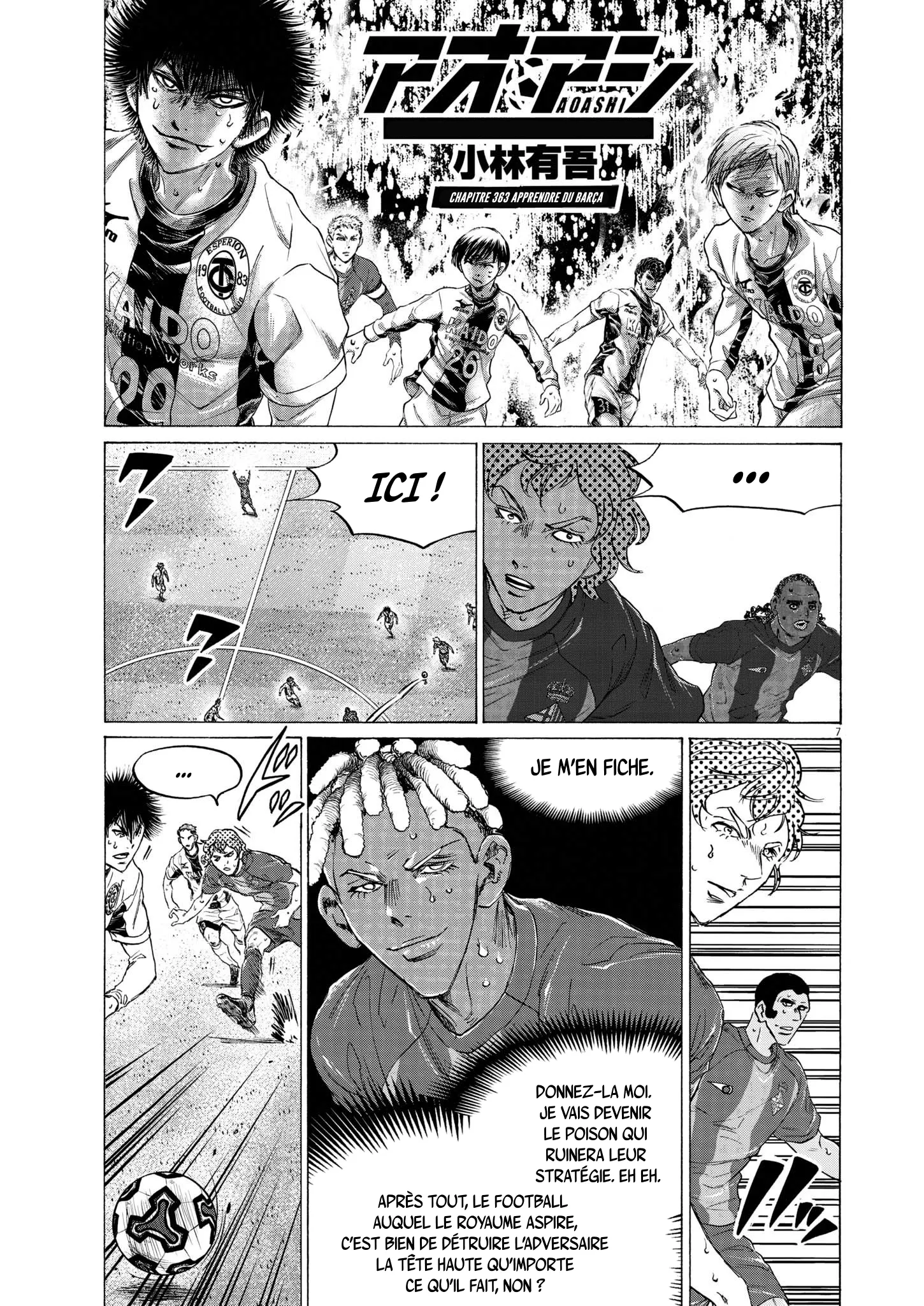 Read Ao Ashi FRANCAIS Manga Online