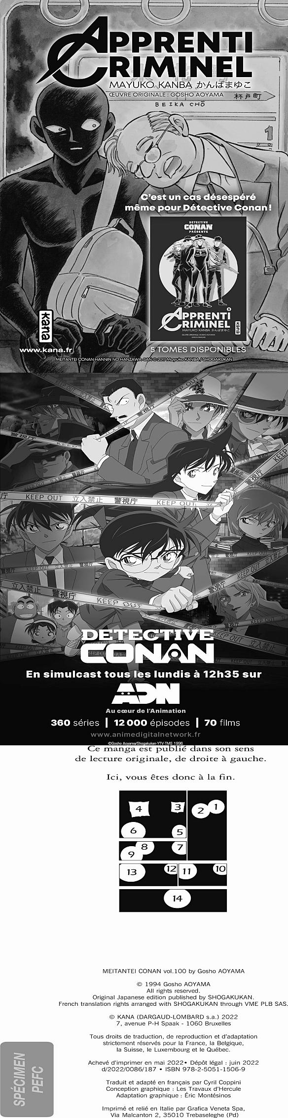 Read Detective Conan FRANCAIS Manga Online