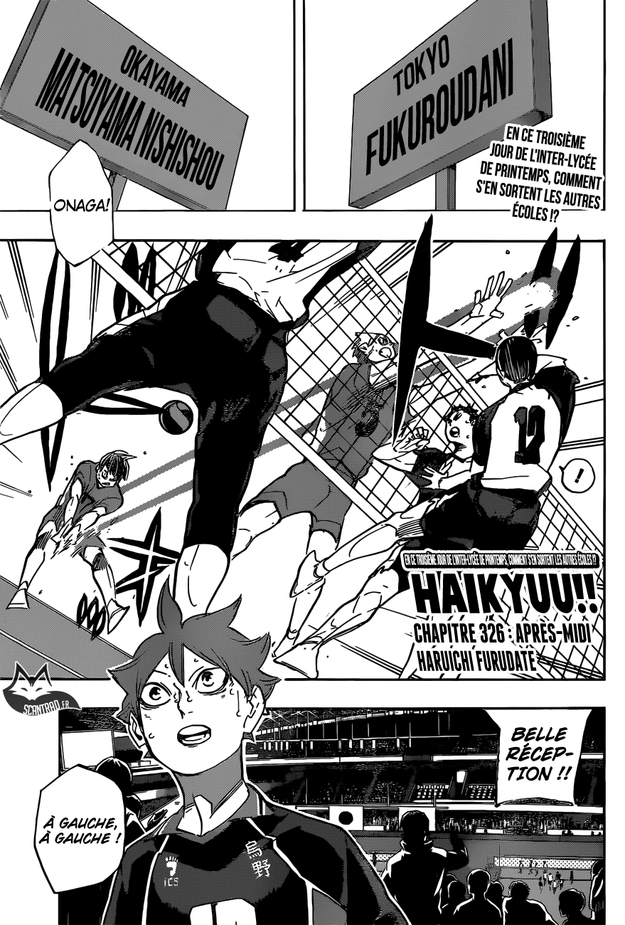 Read Haikyuu FRANCAIS Manga Online