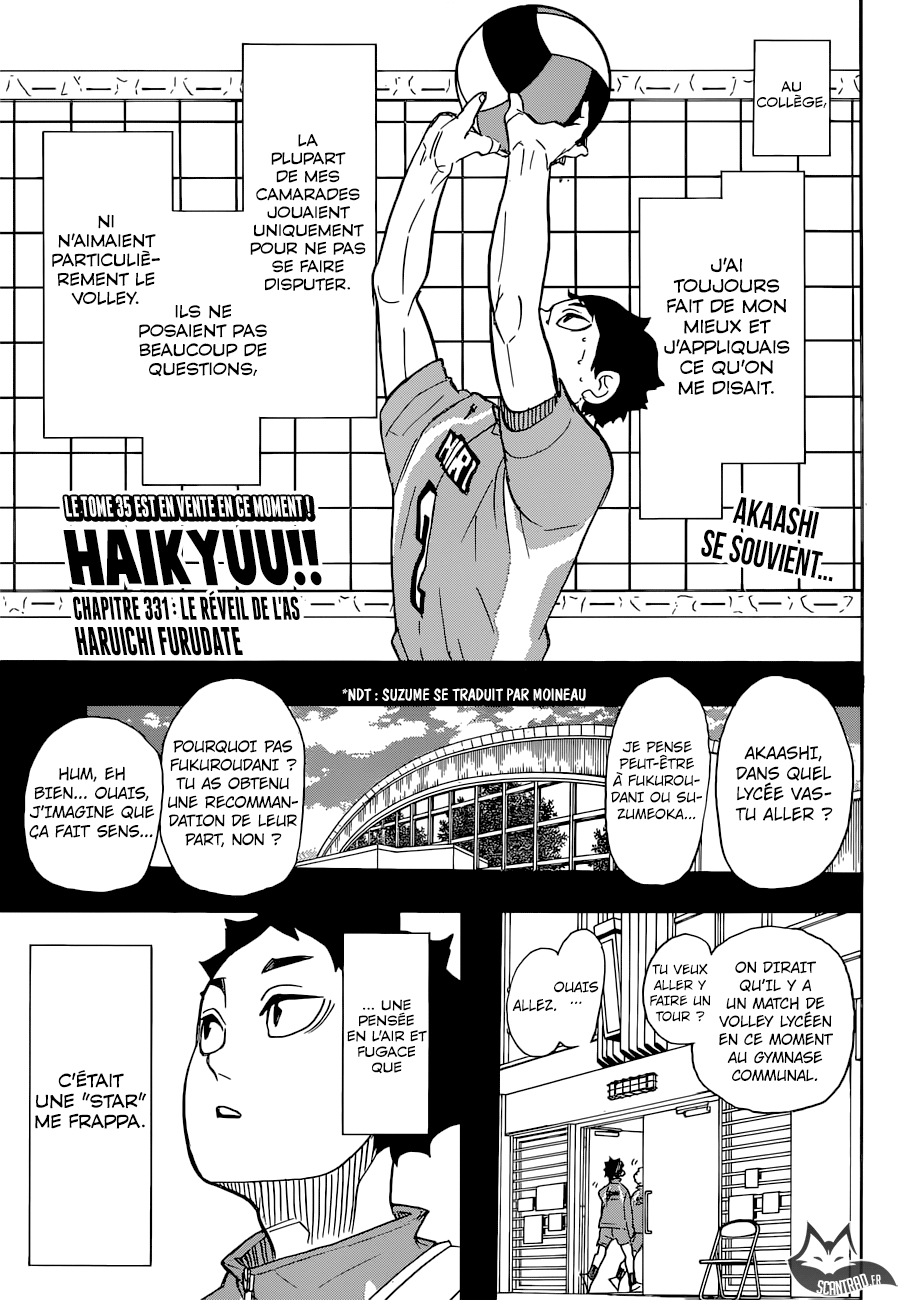 Read Haikyuu FRANCAIS Manga Online