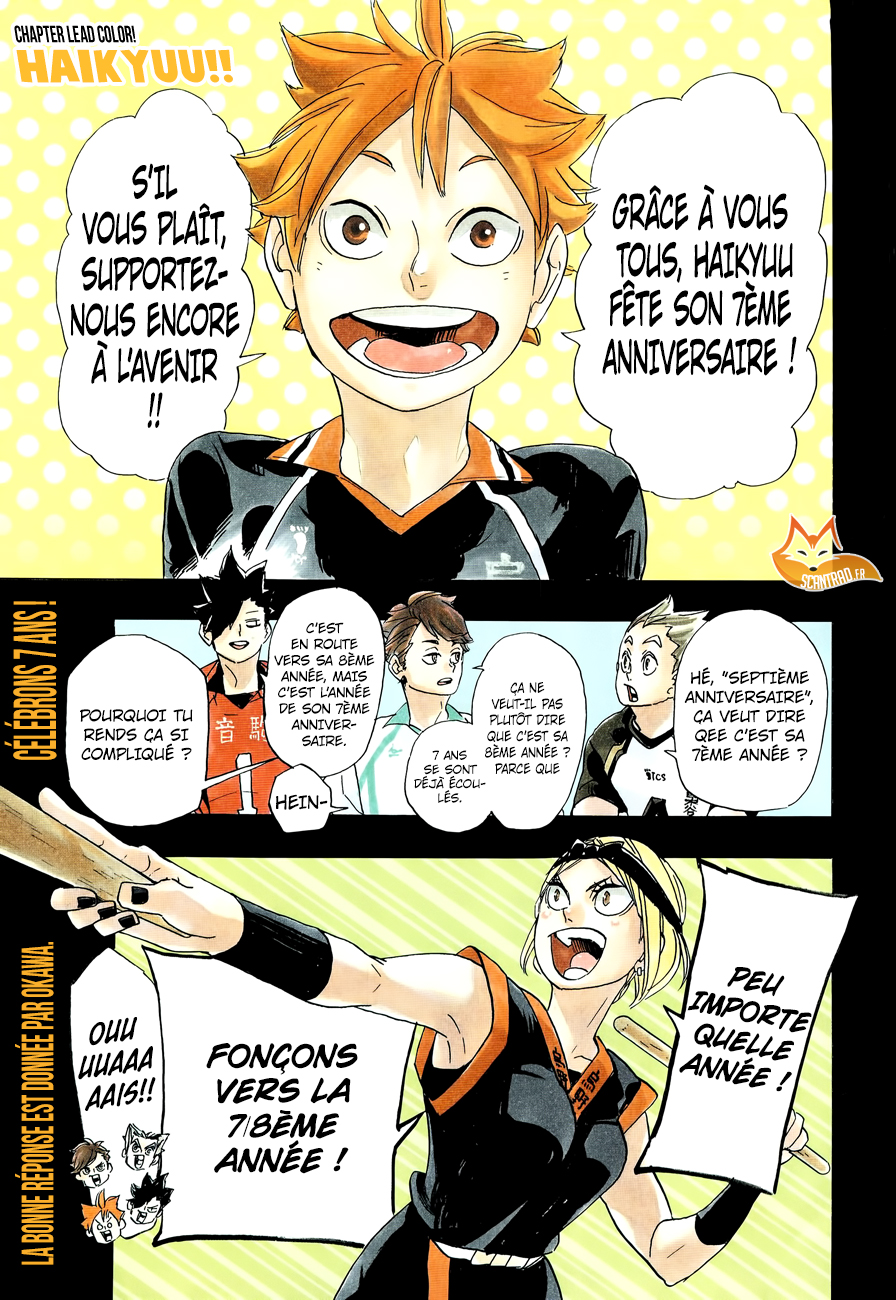 Read Haikyuu FRANCAIS Manga Online